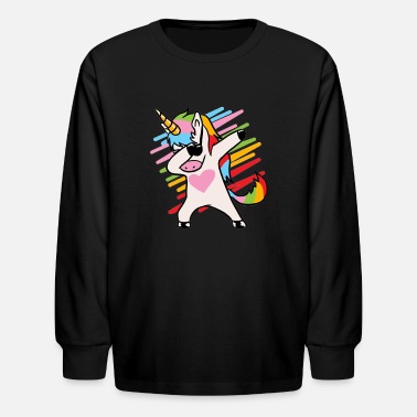 Pick Colour and Size UniDab Kids Hoodie Gift Present Unicorn Dabbing Funny