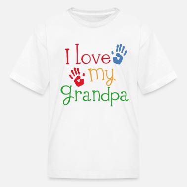 U.S 7T T-Shirt Custom Kids Born to Love Grandpa Toddler T-Shirt White