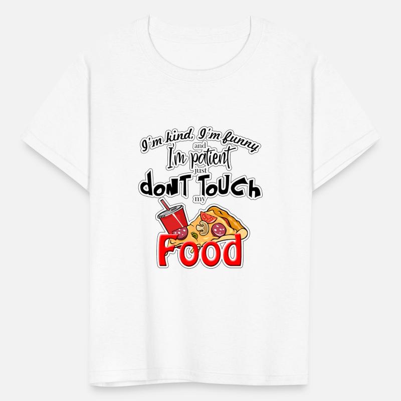 Food Funny quotes sayings Pizza' Kids' T-Shirt | Spreadshirt