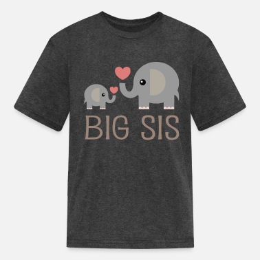 Big Sister Big Sis Elephants - Kids&#39; T-Shirt
