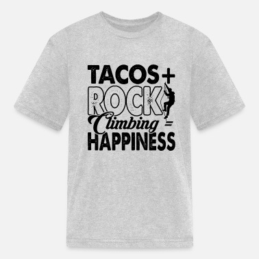 Rock Climbing Tacos And Rock Climbing Shirt - Kids&#39; T-Shirt