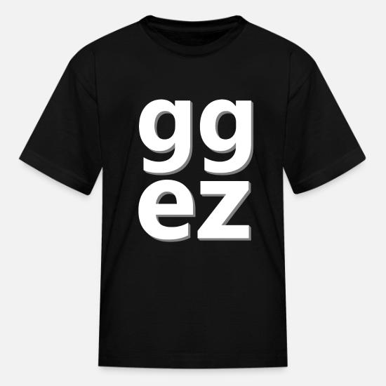 Gg Ez Steam Pc Gamer Master Race Geek White Kids T Shirt Spreadshirt