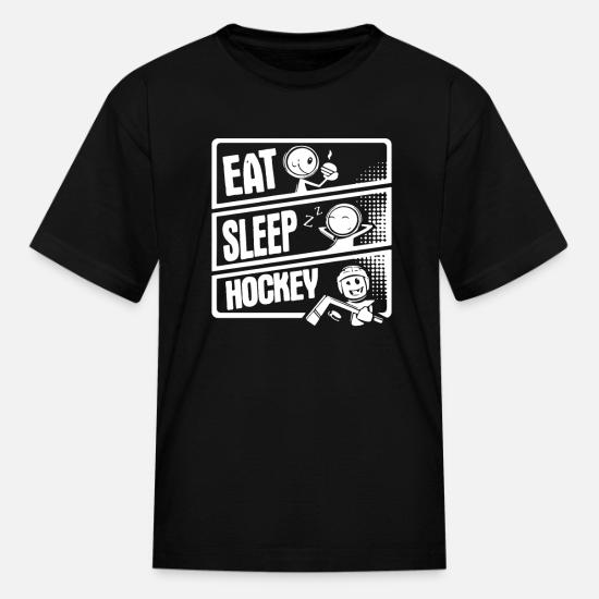 V3 Eat Sleep Hockey Kids' TShirt Spreadshirt
