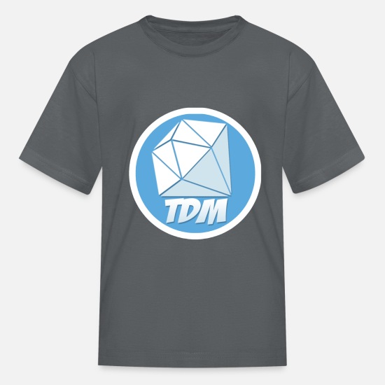 Black6Red The Diamond Minecart DAN TDM Childrens 3/4 Sleeve T-Shirt