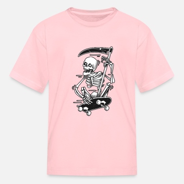 Bad Boys Skeleton Casual T-Shirt Short Sleeve for Kids 