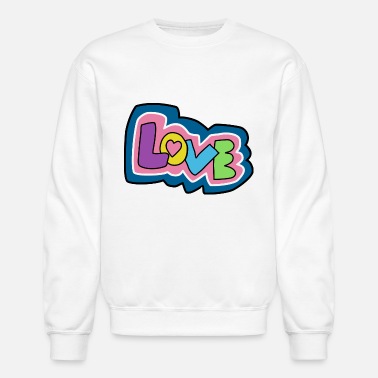 Hippie Love 6 - Unisex Crewneck Sweatshirt