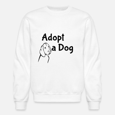CPR Canine Pet Rescue Unisex Fit Womens Mens Adopt Shelter Crew Neck Sweatshirt
