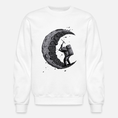Moon Digging the moon Funny - Unisex Crewneck Sweatshirt