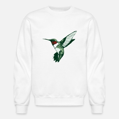 MOOCOM Adult Hummingbirds Decorations Crewneck Sweatshirt 