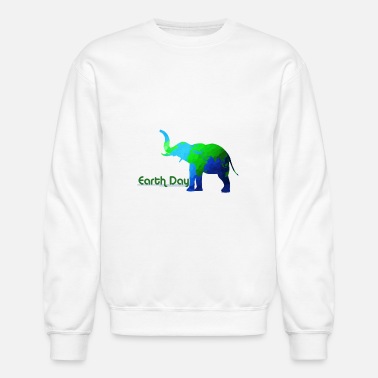 Elephant EarthDay Every Day Natural Art Unisex Hoodie
