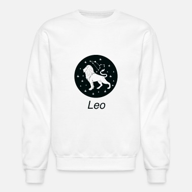 Zodiac Leo Zodiac Sign Astrology Universe Text T Shirt - Unisex Crewneck Sweatshirt