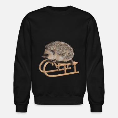 H.F.K.S Hedgehogs Mens Full-Zip Hooded Fleece Sweatshirt 