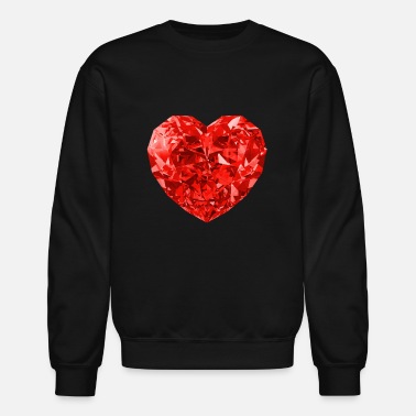TooLoud Water Droplet Heart Red Dark Hoodie Sweatshirt 