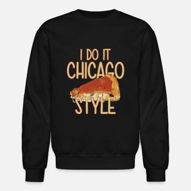 I Pizza Chicago Style Deep Dish Love Mens Fleece Hoodie Sweatshirt 