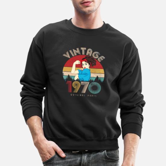 50th Birthday Gifts Limited Edition Made in 1970 All Original Parts Crewneck Sweater 