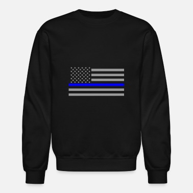 Line Thin Blue Line - Unisex Crewneck Sweatshirt