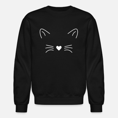 Cat cat face - Unisex Crewneck Sweatshirt
