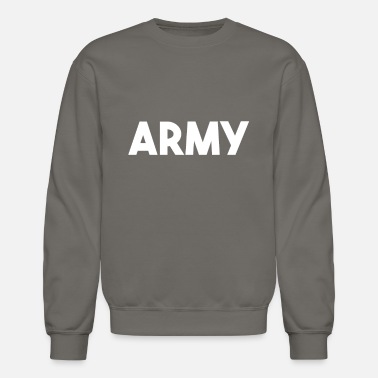 Us Army in white - Unisex Crewneck Sweatshirt