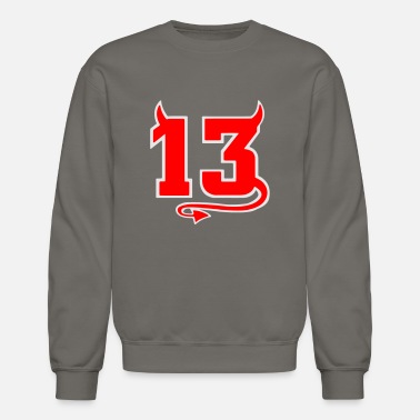 Lucky Number Lucky Devil 13 - Unisex Crewneck Sweatshirt