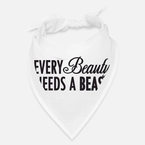 Every Beauty Needs A Beast Bandana Spreadshirt,Black And White Quotes For Caption
