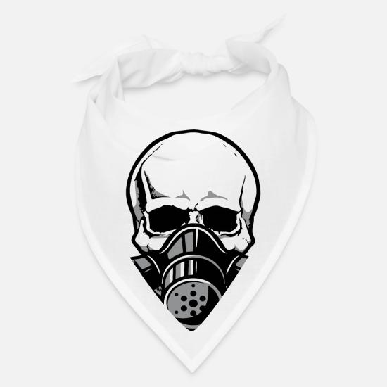 Skull With Gas Mask Bandana Spreadshirt