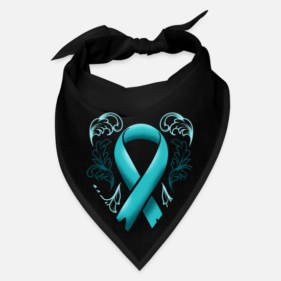 Ovarian Cancer teal awareness ribbon Biodegradable Case
