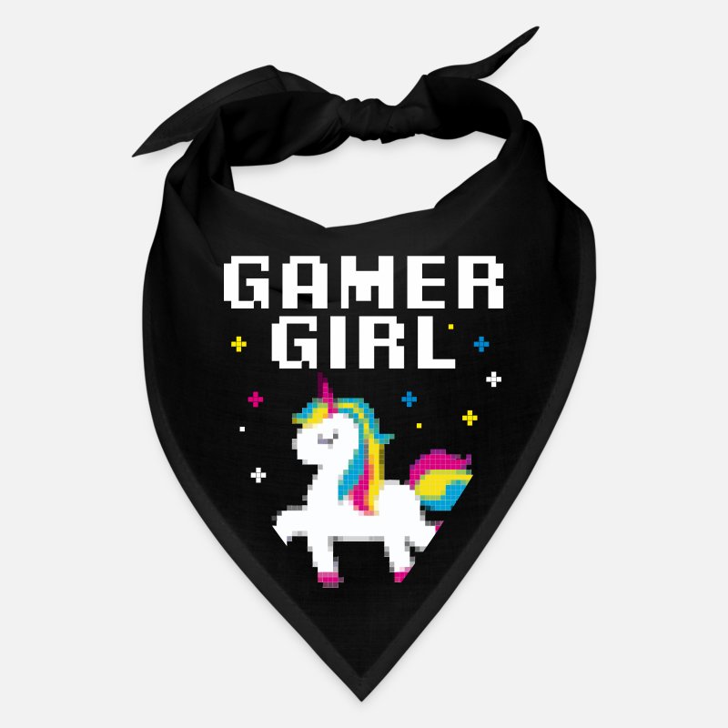 Gamer Girl Cute Unicorn Video Game Girls Womens Ga' Bandana | Spreadshirt