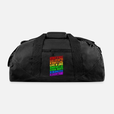 Illegal Science Is Real No Human Is Illegal Gift - Duffle Bag