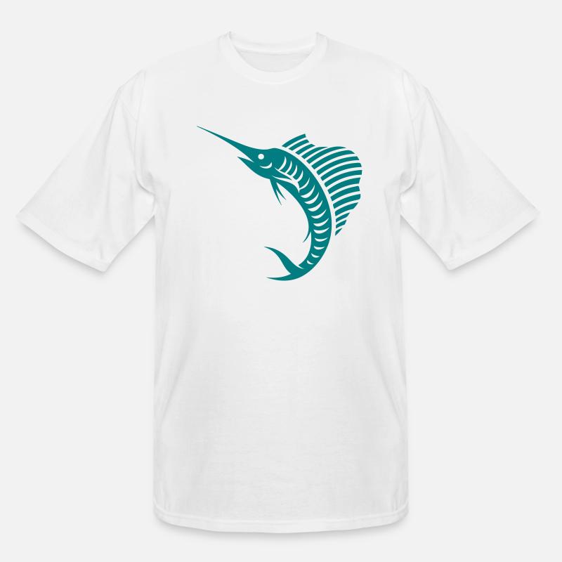 Sailfish Marlin Big Game Fishing Men S Tall T Shirt Spreadshirt