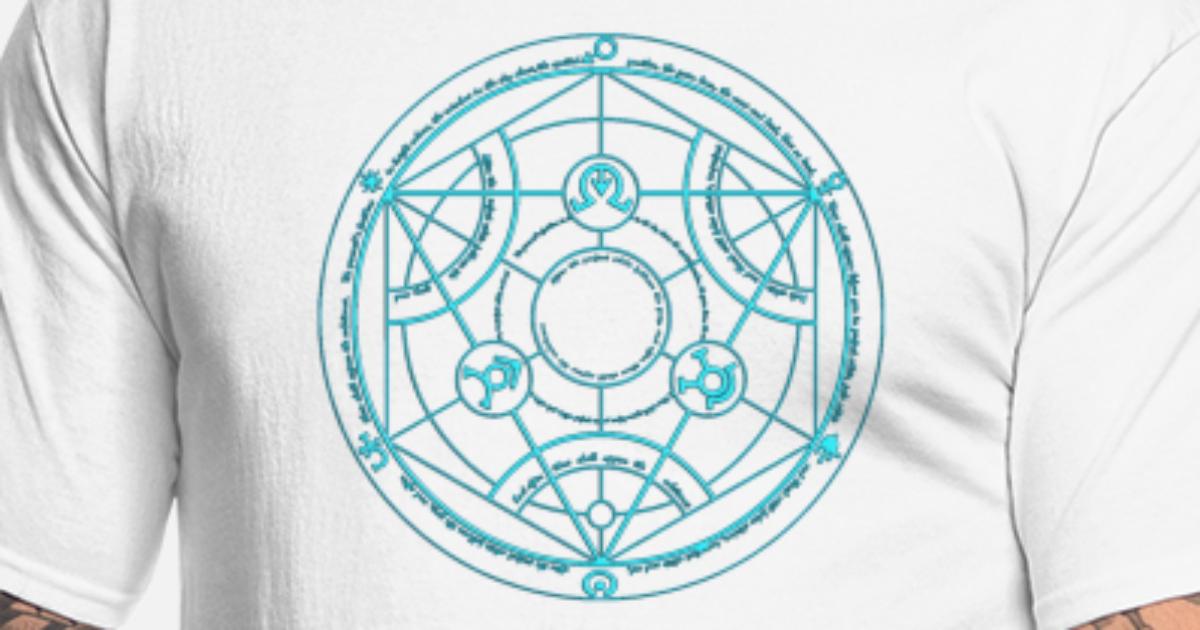Transmutation Blue Fullmetal Alchemist Mens Sweatshirt