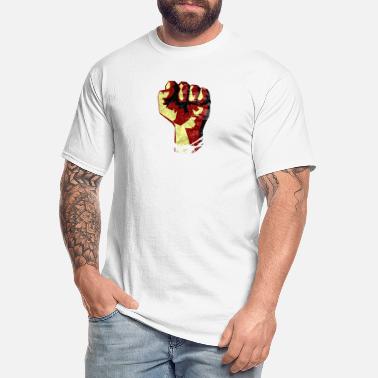 Power To The People Raised Fist Youth Tie-Dye T-shirt