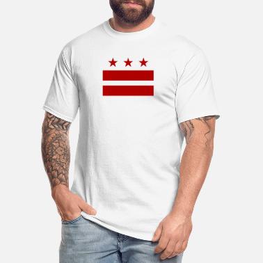Washington DC Flag - Men&#39;s Tall T-Shirt