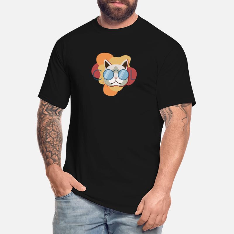 Velocitee Ladies T-Shirt Cat Face Feline Cat Lover Kitty W17312