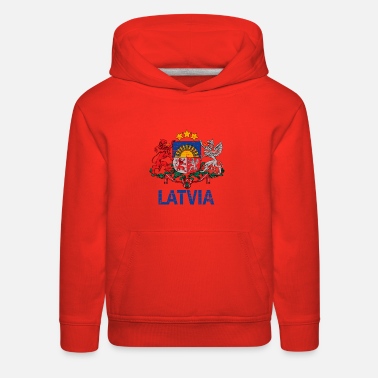 Latvia coat of Arm - Kids&#39; Premium Hoodie