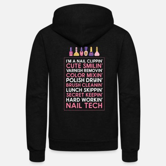 I M A Nail Clippin Nail Tech Nail Design Manicure Unisex Fleece Zip I M A Nail Clippin Nail Tech Nail Design Manicure Unisex Fleece Zip