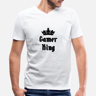 Gamer-King Dog Tag T Shirt First Person Shooter Console PC Player