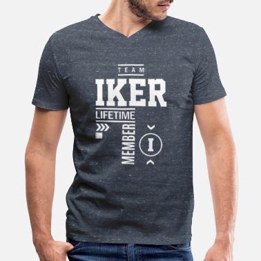 Iker Name Iker - Men&#39;s V-Neck T-Shirt