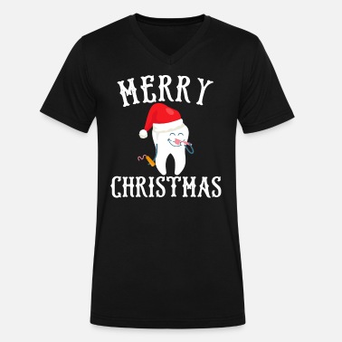Hoodie Tooth Santa Glitter Christmas T-Shirt Long Sleeve Tank Top