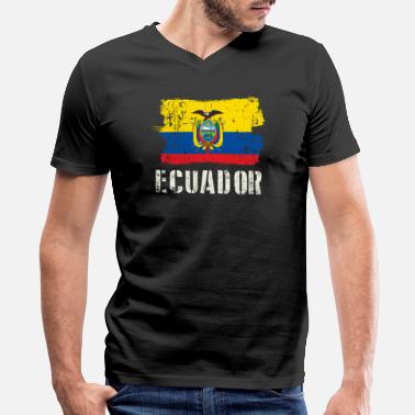 Équateur délavé drapeau femmes t-shirt tee top équatorienne shirt football jersey cadeau