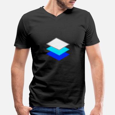 Randell 3D Printed T-Shirts Abstract Geometric The Texture of Rhombus Manual Hatching Sc
