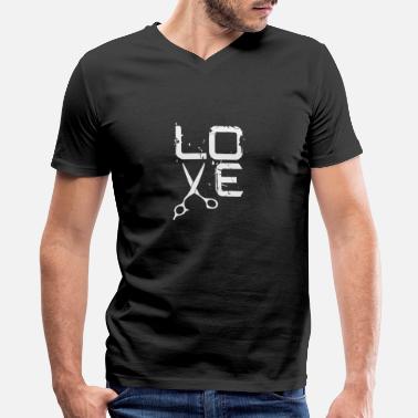 Shear Shear Love - Men&#39;s V-Neck T-Shirt