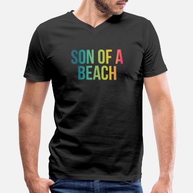 Summer Vacation Shirt Gift for Men Vintage Shirt for Him Funny Summer Outdoors Tee Son of a Beach T Shirt