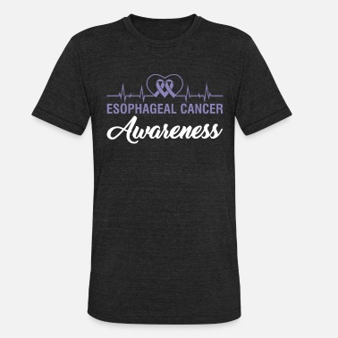 Cancer Awareness Esophageal Cancer Awareness Gift Cancer Survivors - Unisex Tri-Blend T-Shirt
