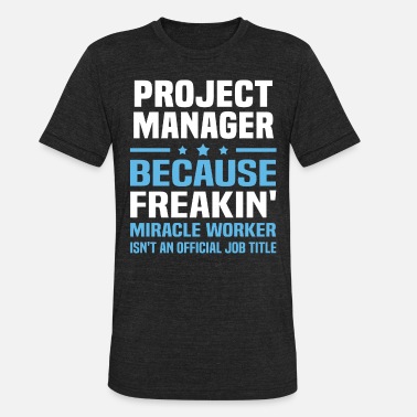 Manager Project Manager - Unisex Tri-Blend T-Shirt