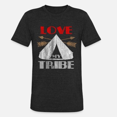 Indian Tribe Indian Love Tribe - Unisex Tri-Blend T-Shirt