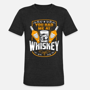 Malt Whiskey Design for a Whiskey Drinker - Unisex Tri-Blend T-Shirt