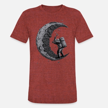 Digging The Moon Miner Mens Funny T-Shirt 