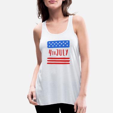 ZHENBAO Womens 3D Funny Tank Tops American Flag Printed Sleeveless July 4th Tank Top Shirts 