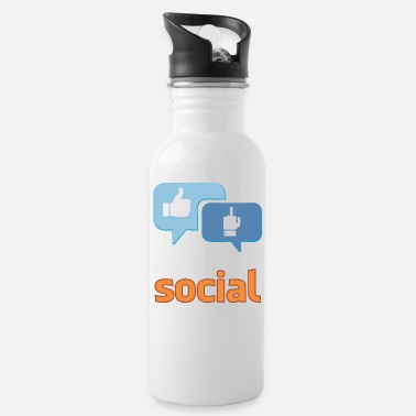 Social social - Water Bottle