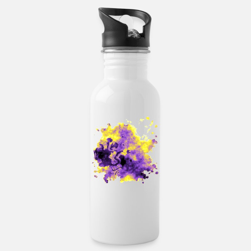 Details about  / LGBT Rainbow Pride Paint Graphic Water Bottle With Carabiner